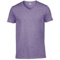 thumbnail image 1 of Gildan - Camiseta básica de manga corta Modelo Soft Style para hombre (Morado jaspeado), 1 of 4