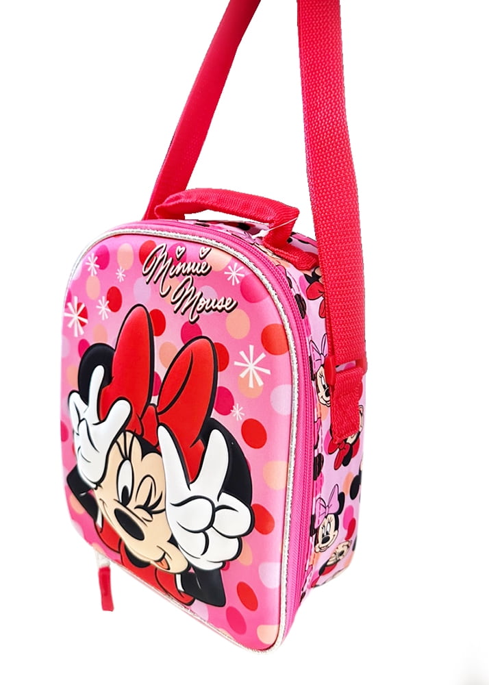 Lunch Bag - Disney Minnie Mouse - V Victory Fingers Red 3D Pop-up