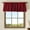 Red, variant on 2 Pack Buffalo Check Plaid Window Valances White and Black Farmhouse Design Window Treatment Decor Curtains Rod Pocket Valances for Kitchen/Living Room 16" x 56"