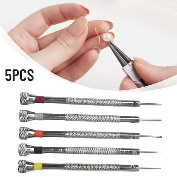 10Pcs Precision Screwdriver 0.8-1.6Mm Flathead Screwdrivers Spare Blades For Eyeglasses Watch Jewelry Watchmaker Repair Tool Fangkenuo