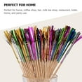 thumbnail image 3 of YUYUETIME Wood Fruit Sticks Assorted Color Summer Pool Party 100Pcs 9.1X0.08X0.08in, 3 of 8