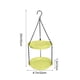 thumbnail image 3 of Comedero colgante para pájaros de exterior de doble capa de plástico para agua y comida de aves, duradero para jardín o jardín, 3 of 5