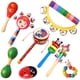 thumbnail image 1 of 9 Uds. Sonajero de madera para bebé, juguete de desarrollo Musical, juguete sensorial, juguetes musicales Montessori para fiesta, bebé recién nacido, 1 of 3