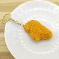 thumbnail image 1 of KTTECTOA Fake Cooked Fry Chicken Keychain Simulation Artificial Food Model Fake Food Props Meat for Kitchen Home Party Decoration Market Food Sample Display (1 Pack) Clearance Birthday Gifts Canada Da, 1 of 7