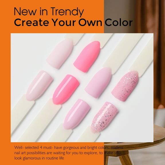 Dip Powder,Colors Nail No Uv/led Diy Salon Needed With Uv/led Nail Dip No Kit Dip Nail Lamp Nail Set With Coat Diy Art Kit With 4 Dip Diy 4 With Nail 4 No Dip Lamp Needed