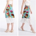 thumbnail image 4 of Ice Cream Stylish Summer Chiffon Beach Dress with Polyester Straps - Women's Summer Dresses, 4 of 6
