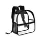 thumbnail image 5 of Mochila transparente impermeable para portátil, mochila escolar, bolso de día, mochila transparente Bolsillo delantero negro., 5 of 9