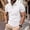 White, variant on Adult Polo T Shirts for Men Short Sleeve Button Tees Shirts Basic White TShirts for Men