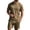 Coffee, variant on Gytharion 2 Piece Summer Outfits for Men Soild Color Crew Neck Tees and Pocketed Drawstring Shorts Sets Fashion Casual Outfits