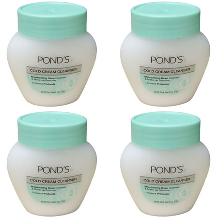 Pack of (4) Ponds Cold Cream The Cool Classic Deep Cleans And Removes Make-up 6.1 oz