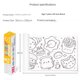 thumbnail image 3 of Paquete de 3 Rollos de Dibujo para NiñOs, Rollo de Papel de Dibujo, Pintura de Bricolaje, Papel de Relleno de Color de Dibujo, Rollo de Papel para Colorear para NiñOs, 3 of 5