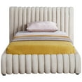 thumbnail image 7 of Meridian Furniture Nico Cream Velvet Twin Bed, 7 of 7