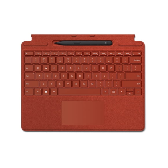 Teclado y bolígrafo Microsoft Surface Pro Signature Poppy Red