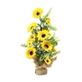 thumbnail image 1 of Estilo pastoral girasol flor artificial mini árbol sala de estar centro comercial decoración de primavera-22x42cm ANGGREK Otros, 1 of 7