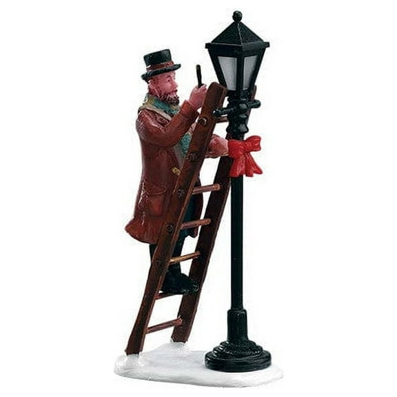 Lemax Lamplighter 45” Christmas Village Polyresin Figurine