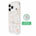 thumbnail image 2 of onn Pink Floral with Gems Phone Case for iPhone 17 Pro, 2 of 6