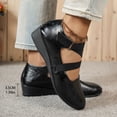 thumbnail image 7 of CHICVOMEY Flats for Women Ballet Flats with Elastic Ankle Straps Dress Shoes for Women Ballet Flats Mary Jane Flats, 7 of 7