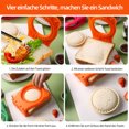 thumbnail image 3 of Ounissouiy Cortador del bocadillo de los PP de la categoría alimenticia para el molde para recortar sándwich de comidas sanas y deliciosas Cocina y Comedor, 3 of 6