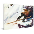 thumbnail image 3 of MARMONT HILL  - 'Avalanche Rider' Painting Print on Wrapped Canvas - Multi-Color 60 x 40, 3 of 5