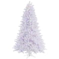 thumbnail image 1 of Vickerman Crystal White Pine White Christmas Tree with 300 Multicolored Italian LED, 4.5-Feet (A135747LED), 1 of 4