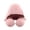 A005- Pink, variant on Neck Pillow U-Shaped Memory Foam with Hood 1 Count Gray Portable for Airplane Travel