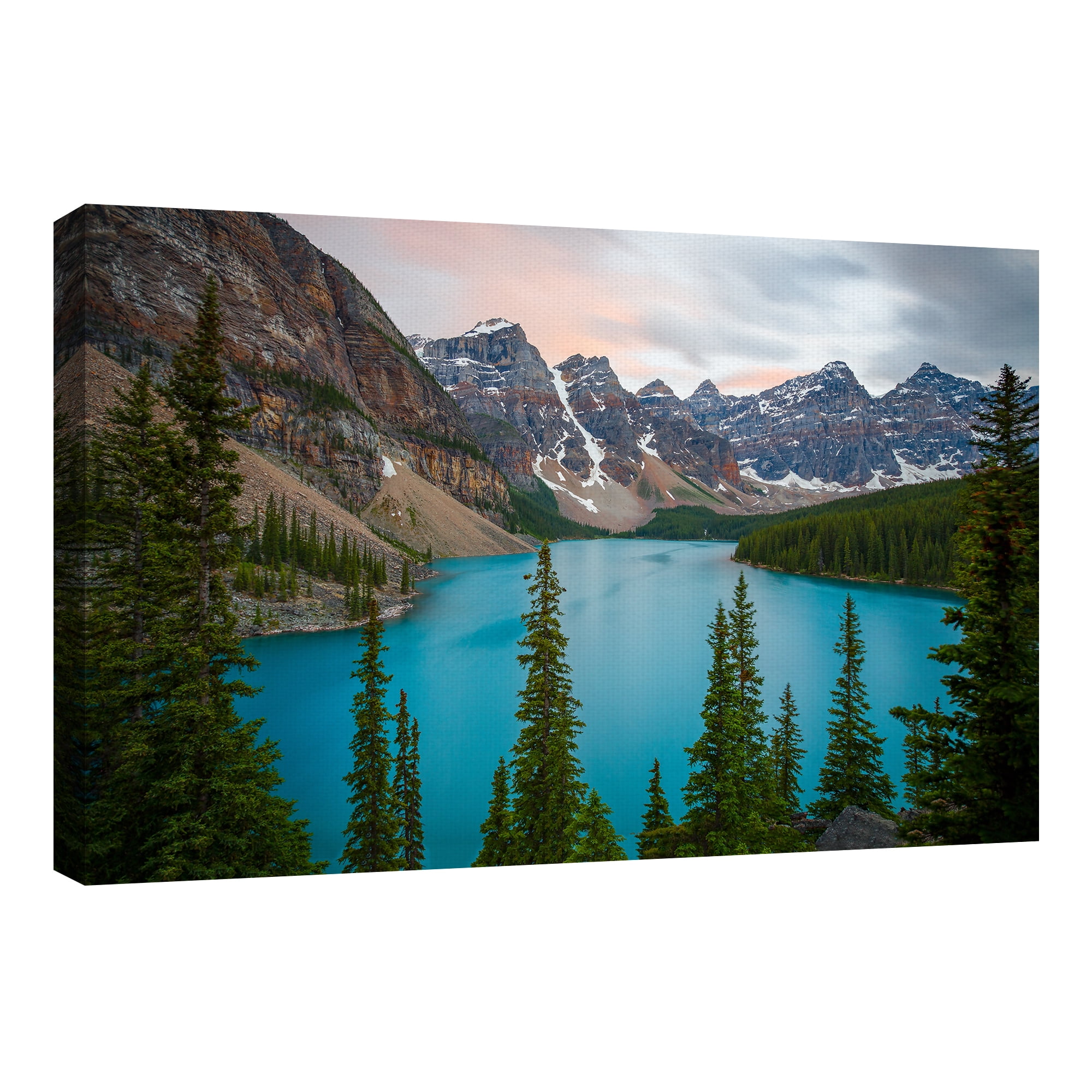 Masterpiece Art Gallery Mountain Lake by Johny Georend Canvas Art Print