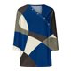 thumbnail image 5 of Ichuanyi liquidación de moda femenina camiseta suelta 3/4 mangas de mangas blusa en V cubierta casual ICHUANYI WER202308240879, 5 of 5