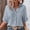 Light Blue, variant on Womens Short Sleeve Cotton Button Down Up Shirt Collared V Neck Tops Shirts Blouses Dress for Women Western Wear