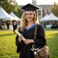 thumbnail image 6 of 2026 Graduation Commemorative Keychains - Inspirational keychain gifts for graduating college, middle school, and high school students, including designs featuring graduation caps, books，1 in., 6 of 6
