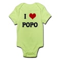 thumbnail image 1 of CafePress - I Love POPO Infant Bodysuit - Baby Light Bodysuit, 1 of 1
