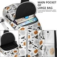 thumbnail image 4 of Sling Backpack,Halloween Witch Hats Pumpkins and Spider Webs Crossbody Bag with Water Bottle Holder,Waterproof Sling Bag for Men/Women with Chest Phone Holder for Hiking,Travel, 4 of 6