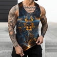 thumbnail image 2 of IROINNID Men's Cotton Sleeveless T Shirts Tank Tops, Summer Breathable & Moisture Wicking with Odor Control, 2 of 7