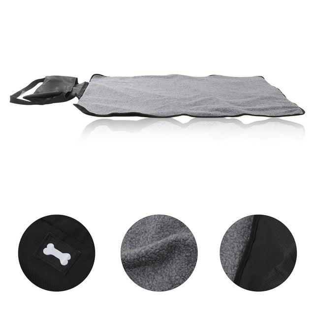 unbranded Alfombrilla Para Mascotas Y Plegable Con Material Oxford Impermeable