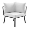 thumbnail image 4 of Modway Riverside 7-Piece Outdoor Patio Aluminum Set in Gray/White, 4 of 10