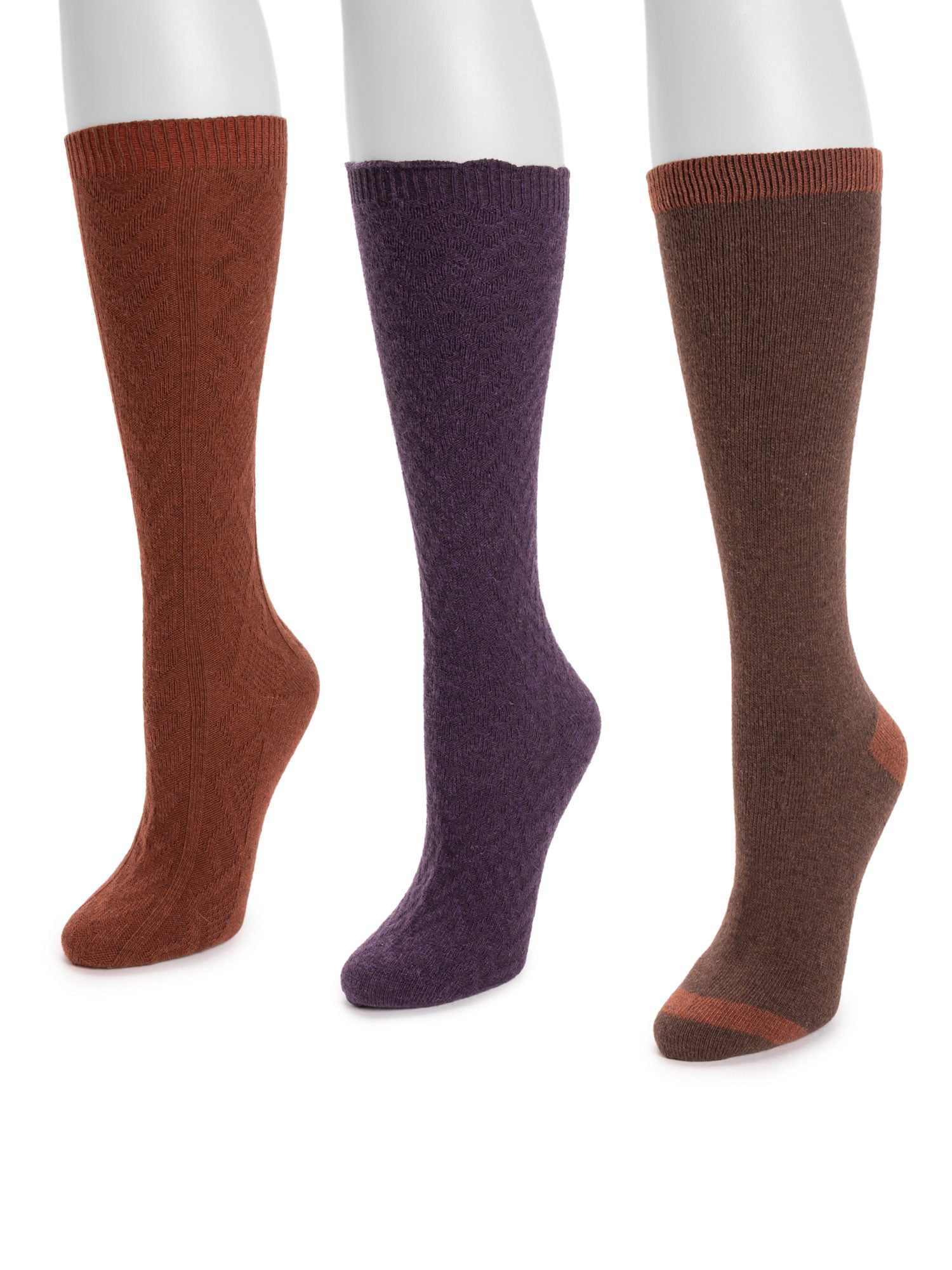 Muk Luk Tall Boot Sock, 3pk