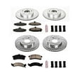 thumbnail image 3 of PowerStop Front and Rear Z23 Evolution Sport Carbon-Fiber Ceramic Brake Pad and Drilled & Slotted Rotor Kit Fits: CHEVROLET PONTIAC Select Models K1533, 3 of 10