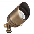 thumbnail image 2 of Brass Outdoor Spotlight (Bronze) for Low Voltage Landscape Lighting of Yard, Lawn, Garden, Patio, Trees & House, 2 of 6