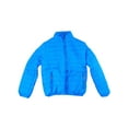 thumbnail image 2 of Seyurigaoka Men Juniors Down Cotton Jacket Solid Color Winter Cardigan Coat with Zipper, 2 of 6