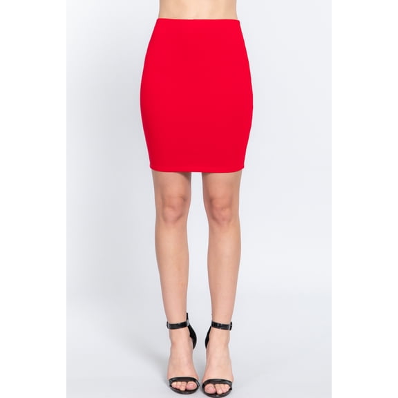 Women's Sleek and Chic Essential Ponte Mini Skirt