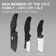thumbnail image 2 of Kizer Sheepdog C01C Uti 2 Utility EDC Folding Knife Black G10 Handle V3488.29JNA3, 2 of 9