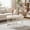 White, variant on iooHug Round Coffee Table, 27.5-inch Diameter MDF Top with Sturdy Metal Frame, Rustic Industrial Accent Table for Living Room, Easy Assembly