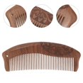 thumbnail image 2 of Peine de sándalo natural Peine de masaje para el cuero cabelludo para el cuidado del cabello del hogar Peine de madera, 2 of 3