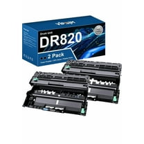 DR820 DR-820 Drum (Not Toner) Replacement for Brother DR-820 Drum Unit to Use with HL-L6200DW MFC-L5850DW HLL6200DW MFC-L5900DW MFC-L5700DW HL-L5200DW MFC-L6800DW Printer | 2 Black