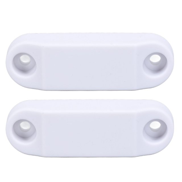 Catadrina de Puerta de Equipaje Magnético de RV, Fuerte Magnet 2 Set de Almacenamiento RV Aplicacia de Puerta de Almacenamiento White Para Campers Motor Homes