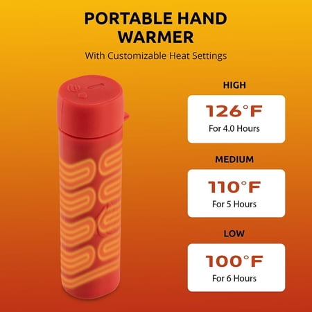 Panther Vision Rechargeable Hand Warmer - POWERPAW USB-C IP67 Rated Waterproof Portable Hand Warmers - Reusable Pocket Heaters with 6 Hrs Battery for Hunting, Snow Sports and Cold Weather 501