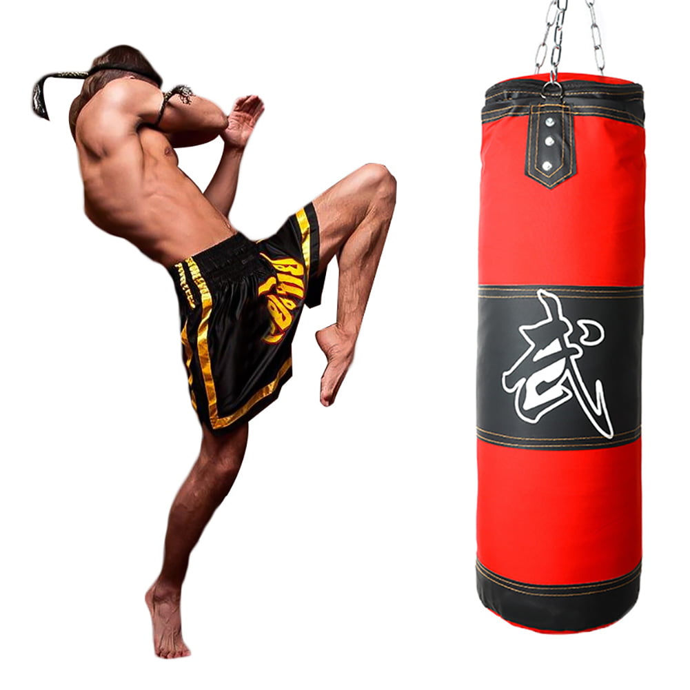 Details about   Heavy Boxing Punching Bag Training Gloves Speed Set Kicking MMA Workout Empty US 