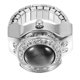 thumbnail image 1 of 1pc retro metal dedo reloj creativo regalo reloj decorativo pequeño anillo reloj, 1 of 5