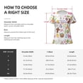 thumbnail image 5 of Naloa Happy Easter1 Print T-Shirts Short Sleeve V Neck Tees for Women Fashion Tops Trendy Lightweight Soft Casual Summer Outfits Clothes, 5 of 5