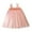 Pink, variant on 3-4 Years Girls Elegant Lace Princess Dress Toddler Vintage Pom Pom Flutter Sleeve Party Dresses