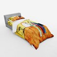 thumbnail image 3 of Ambesonne African Bedding Set 4 Pcs, Tribe Facing Sunrise, Queen, Multicolor, 3 of 3